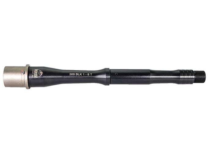Faxon Match Series Gunner AR-15 Barrel 300 AAC Blackout 10.5" Gunner Contour 1:8" Twist Black Nitride with Nickel Teflon Extension