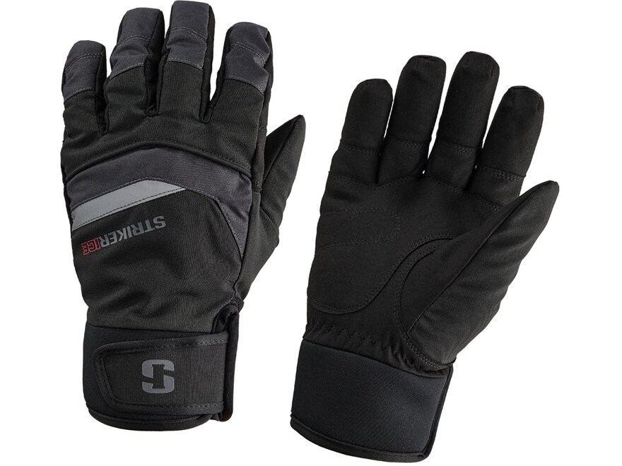 StrikerICE Men's Attack Waterproof Insulated Fishing Gloves Black 3XL