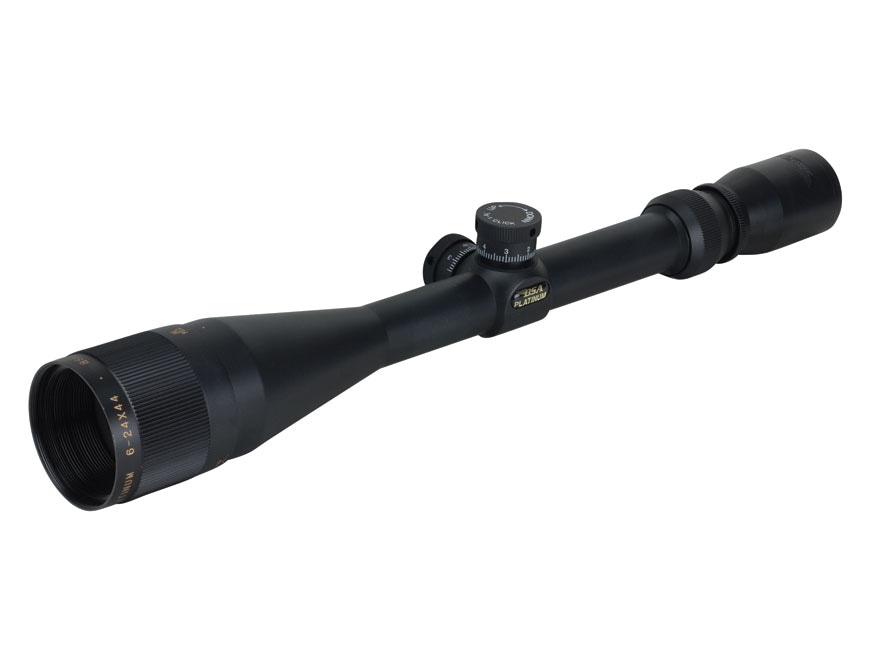 BSA Platinum Target Rifle Scope 624x 44mm Adjustable Objective