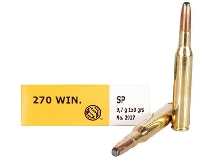 HSM Ammo 270WSM 130SP 20 Bullets - No Powder or Casing