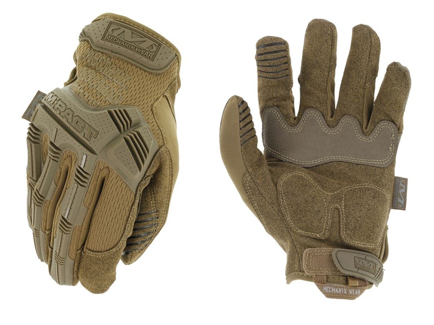 Mechanix Wear M-Pact Work Gloves Synthetic Blend Coyote Medium