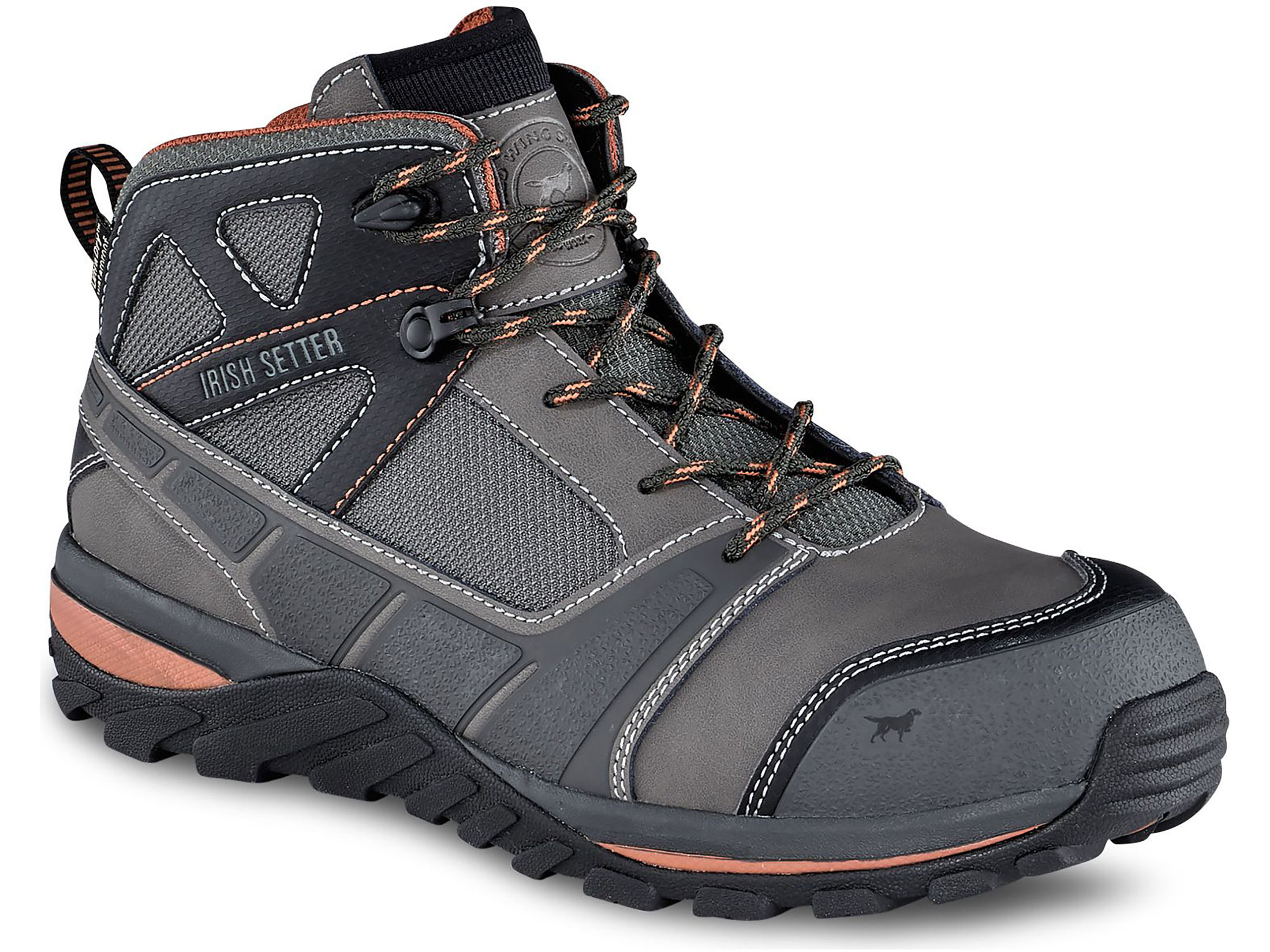 Irish Setter Rockford 6 NonMetallic Safety Toe Work Shoes