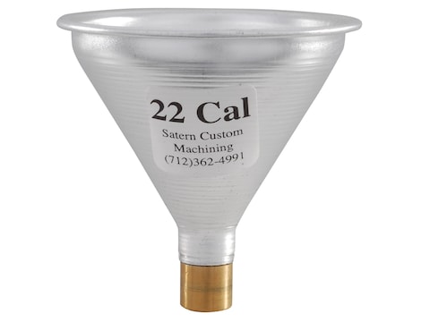 Satern Powder Funnel 22 Caliber Aluminum and Brass