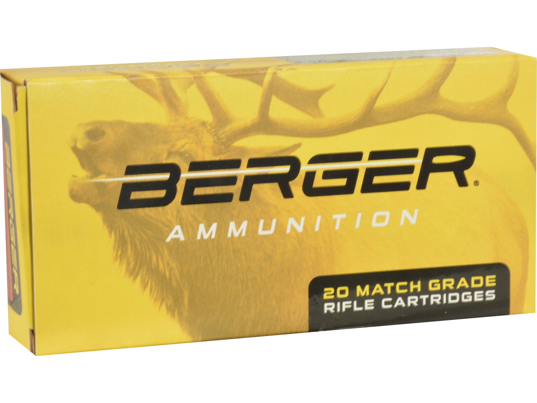 Berger Match Grade Ammunition 6.5 Creedmoor 156 Grain Elite Hunter Box of 20