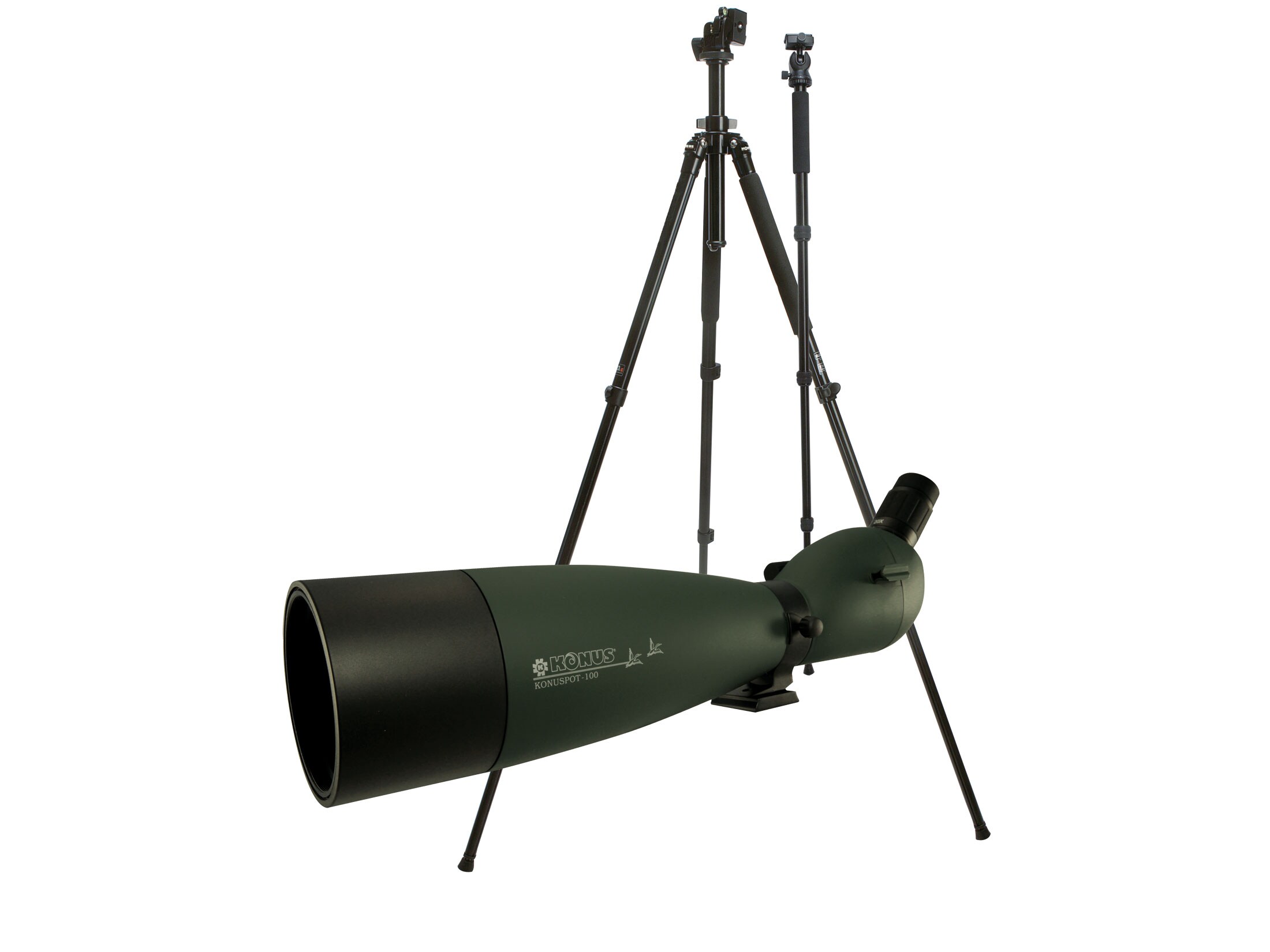 Konus Spotting Scope 2060x 100mm Angled Photo Adapter, Soft Case