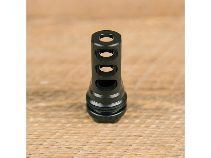 SilencerCo ASR .46 Muzzle Brake Suppressor Adapter 5/8"-24 Thread Steel Matte