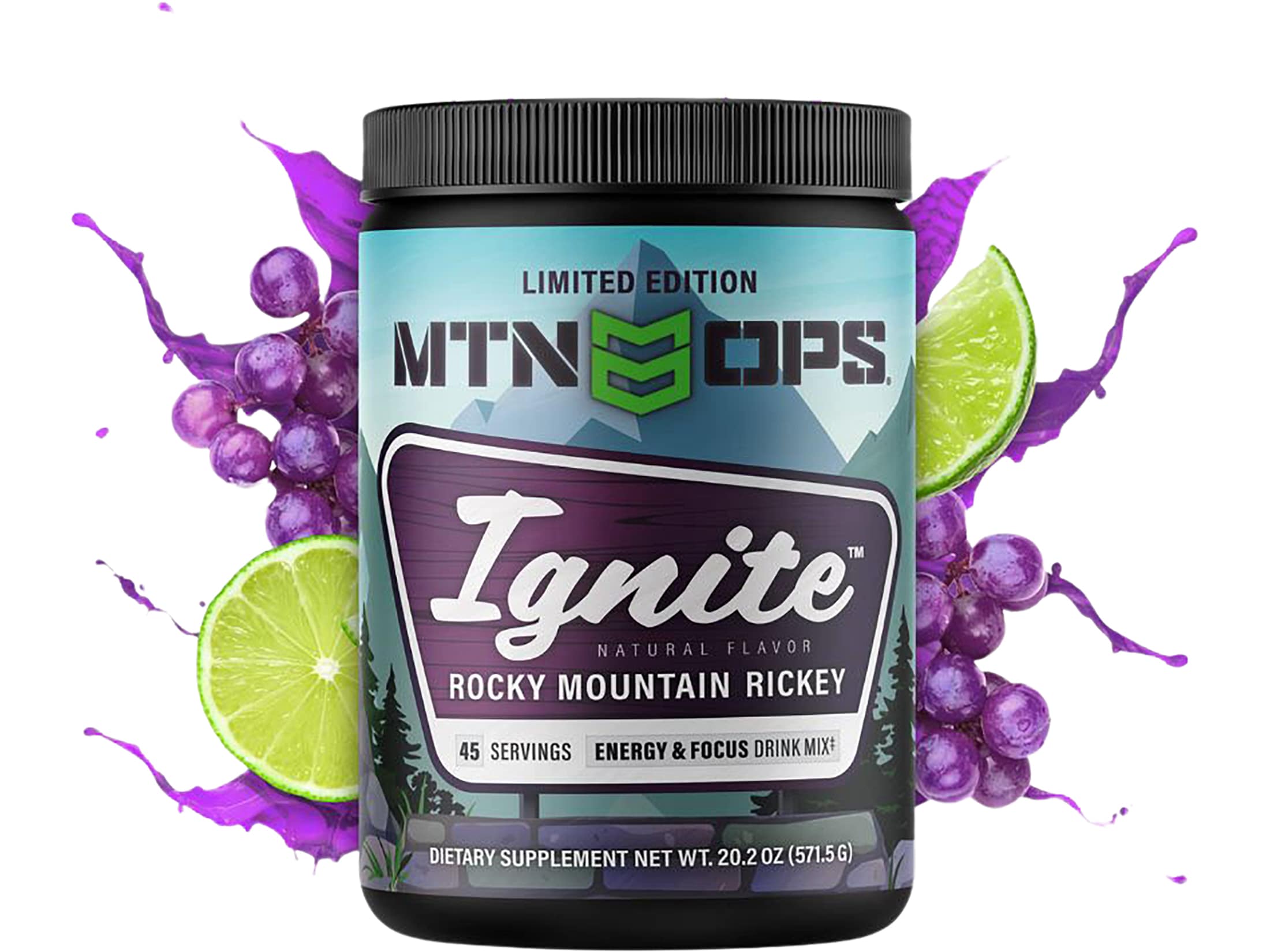 MTN OPS Ignite Sweet Tea Lemonade 45 Servings
