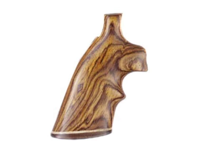 Hogue Fancy Hardwood Grips Accent Stripe Top Finger Groove Colt Python