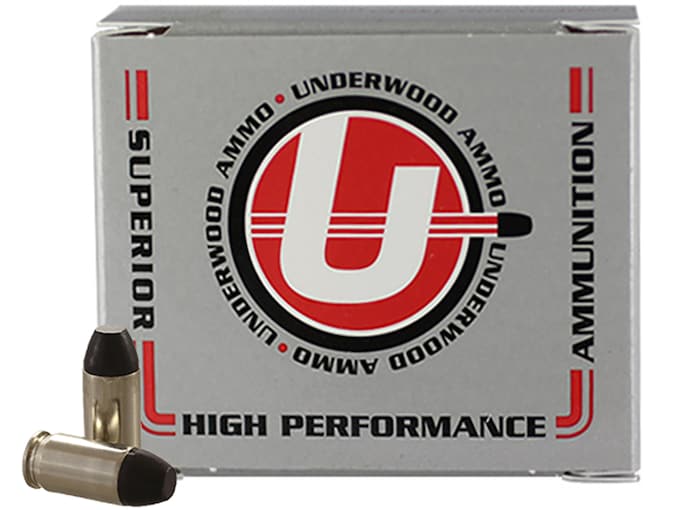 Underwood 380 ACP Ammo 100 Grain Flat Nose Box of 20