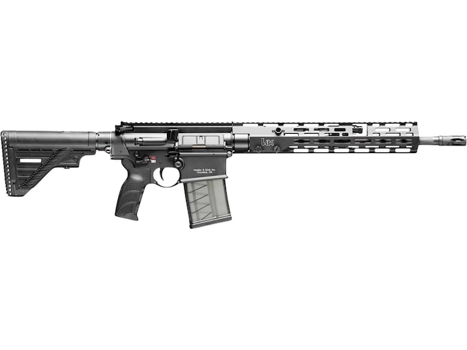 HK MR762 A4 Semi Automatic Rifle 7.62x51mm NATO 16.5" Black Threaded Barrel Matte Frame Black Stock Pistol Grip 20+1