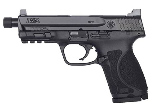 Smith & Wesson M&P 9 M2.0 Compact Semi-Automatic Pistol 9mm Luger 4.62" Threaded Barrel...