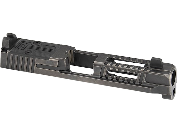 Ed Brown Fueled Match Slide M&P 2.0 Carry 9mm Luger Stainless Steel Stone Wash RMR Cut with Suppressor Sights