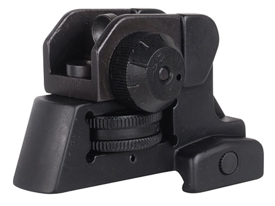 NcStar Detachable Rear Sight A2Style AR15 Aluminum Matte