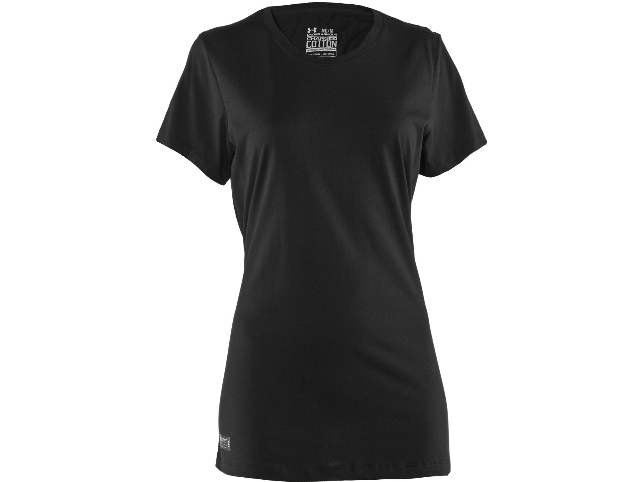 Under Armour Women's UA Tac Charged Cotton T-Shirt Short Sleeve Cotton