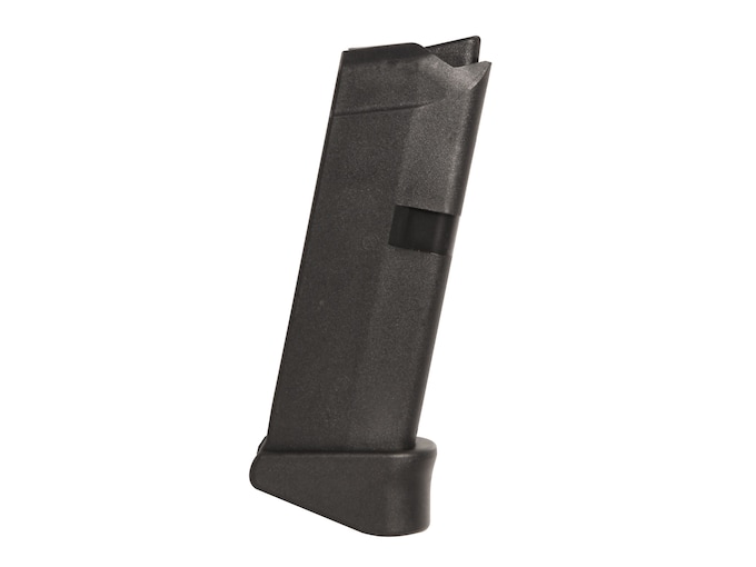 Glock 42 Magazine with Extension 380 ACP 6-Round Polymer Black