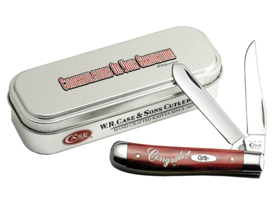 Case Graduation Mini Trapper Folding Knife Clip Spey SS