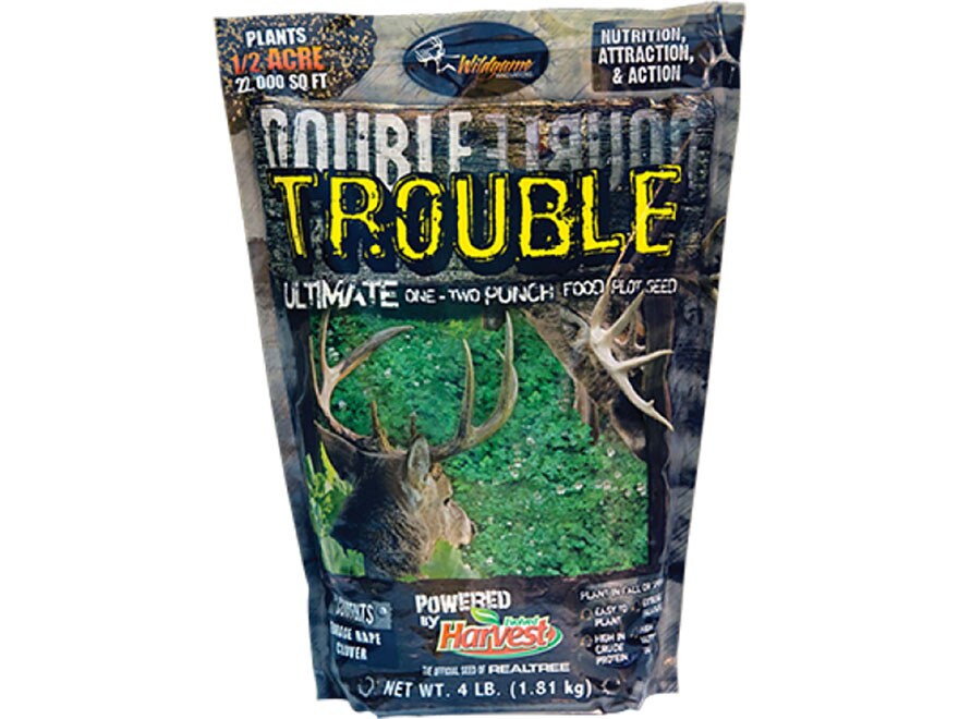 Wildgame Innovations Double Trouble Food Plot Seed 4 lb