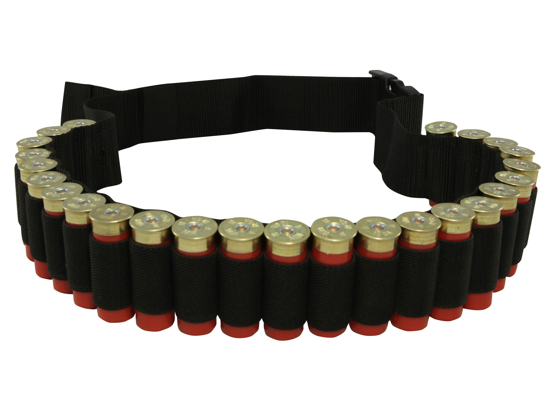 MidwayUSA Shotgun Shell Ammo Belt 25-Round Black