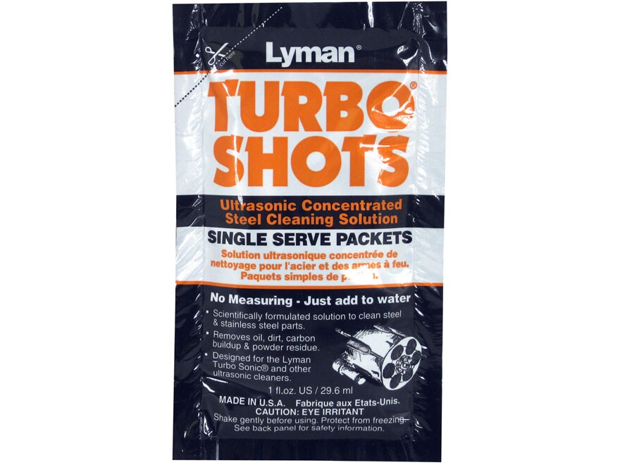 Lyman Turbo Shots Single Serve Ultrasonic Steel Cleaning Solution 10