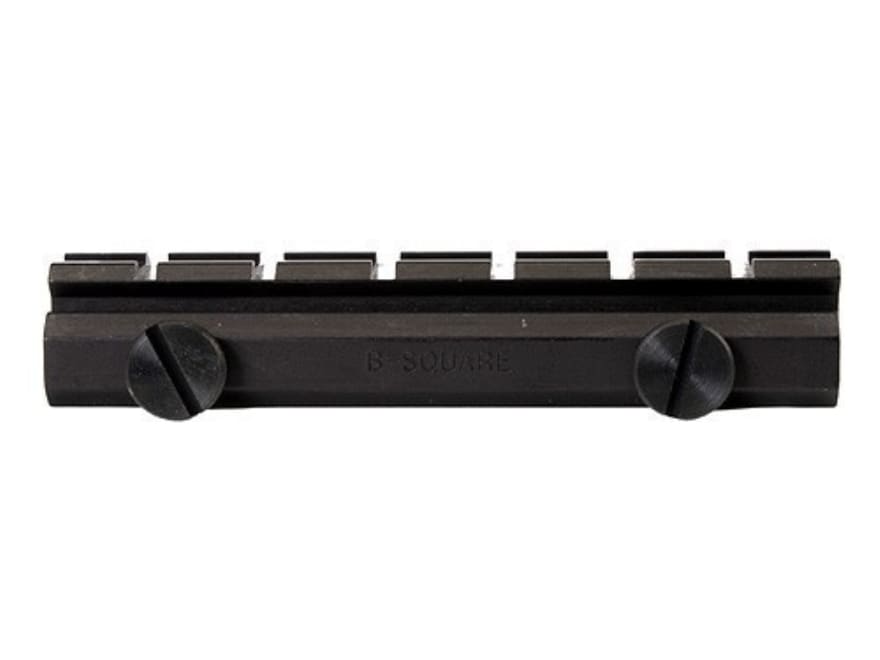 B square military weaver style riser mount ar 15 flattop matte