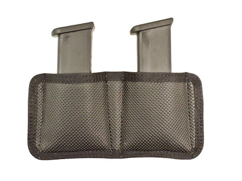 DeSantis Nemesis Double Magazine Pouch Single Stack 9mm, 40S&W, Glock 42, 43 Nylon Black