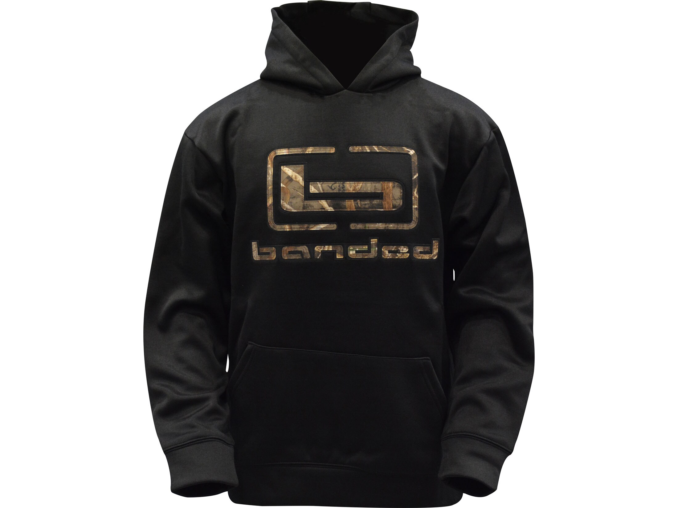 banded logo hoodie