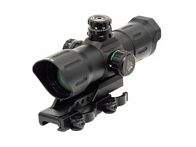 UTG Red Dot Sight 1x Red and Green T-Dot Reticle with Quick-Detach Weaver/Picatinny Mount Matte
