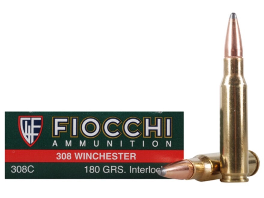 Fiocchi Shooting Dynamics Ammo 308 Winchester 180 Grain Pointed Soft