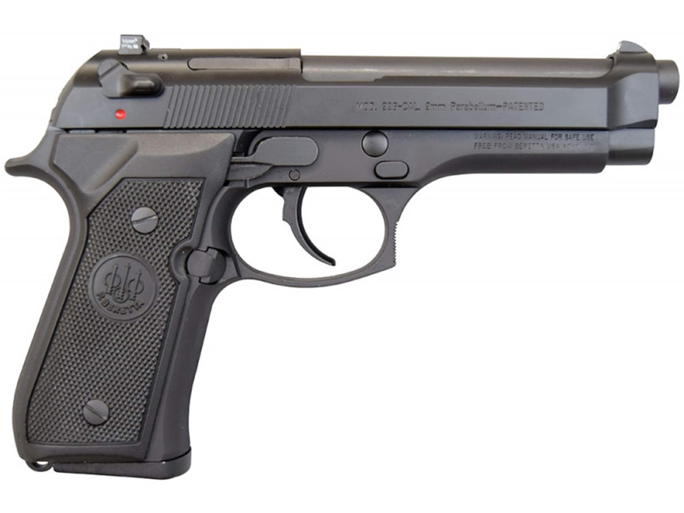 Beretta 92D 9mm Luger Pistol 4.9 Barrel 15+1 Round Black