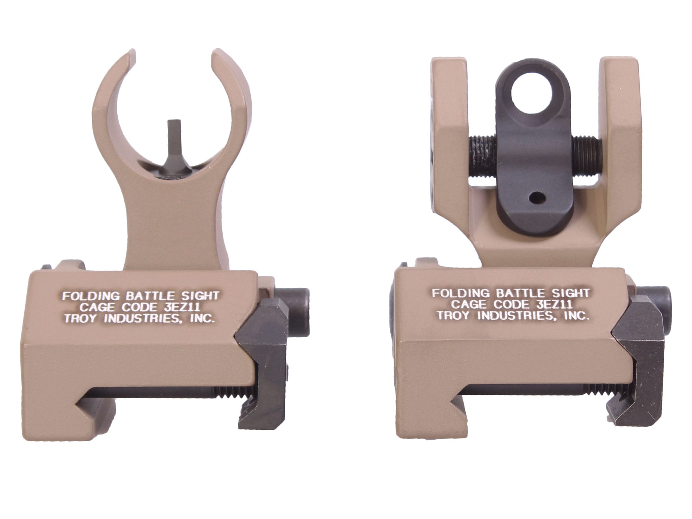 Troy Industries Medium FlipUp Battle Sight Set HKStyle Front Round
