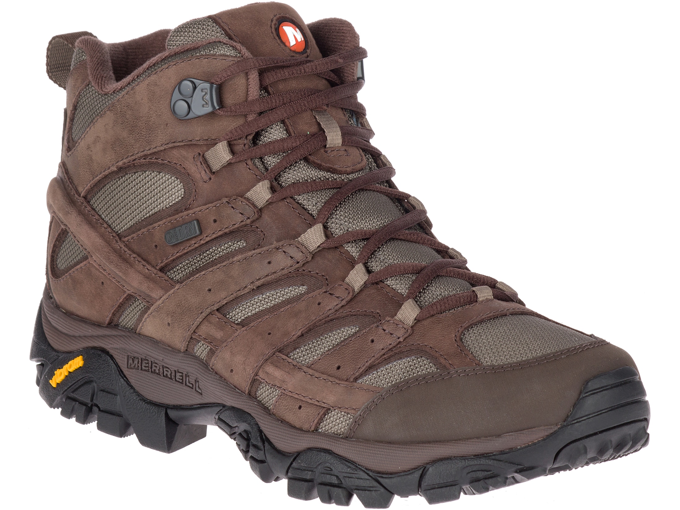 Merrell Moab 2 Smooth Mid 5 Hiking Boots Leather/Nylon Bracken Men's