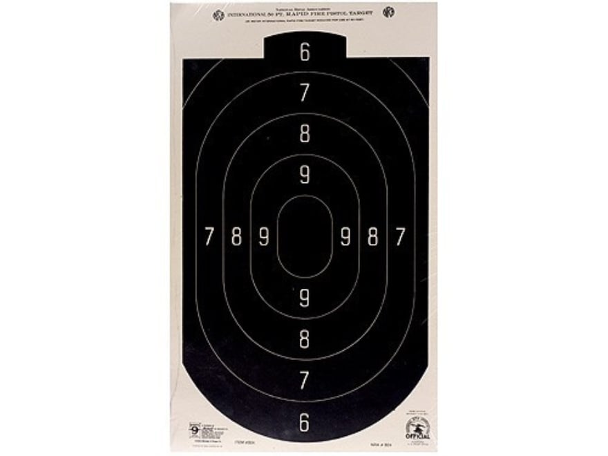 Hoppe's Rapid Fire Target 50' Pistol Silhouette 20PK