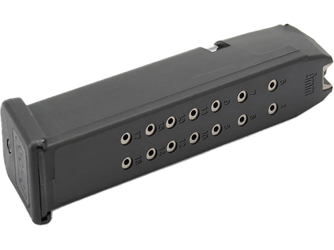 Ed Brown Magazine for Glock 17, 17L, 18, 19, 19x, 26, 34, 35, 47, 49 9mm 17-Round Polymer Black