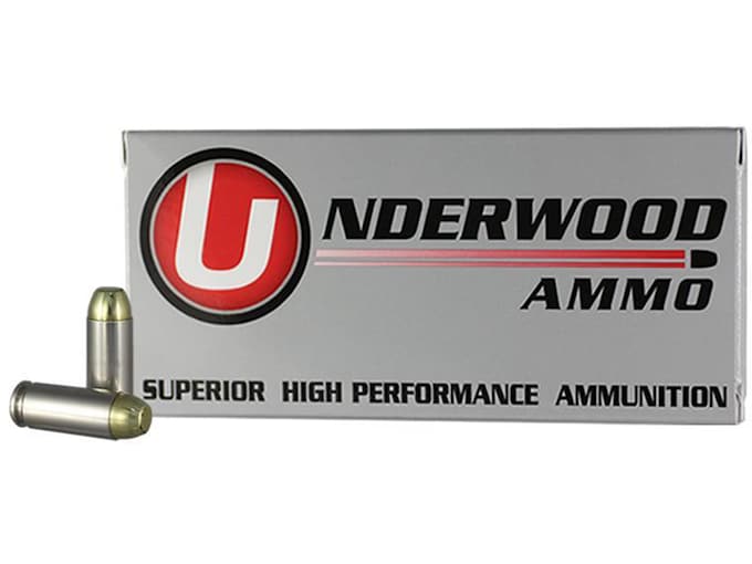 Underwood 10mm Auto Ammo 180 Grain Full Metal Jacket Box of 50
