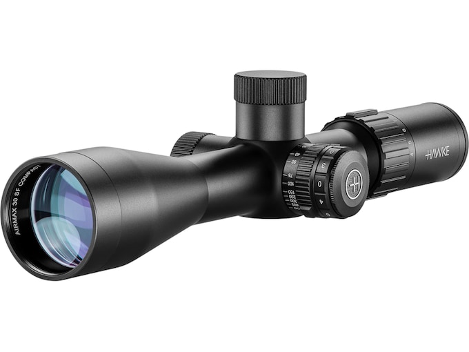 Hawke Sport Optics Airmax Compact Air Rifle Scope 4-16x 44mm Illuminated AMX Reticle Matte Black