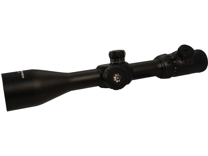 Konus F30 Rifle Scope 30mm Tube 4-16x 52mm Illuminated Illuminated Center Circle 550 Ballistic Reticle Matte Black