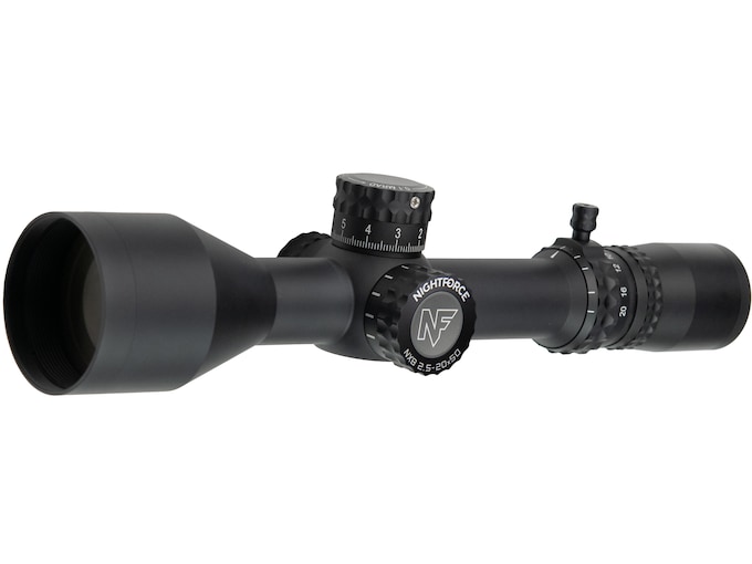 Nightforce NX8 F2 Rifle Scope 2.5-20x 50mm Illuminated MOAR-CF2 Reticle Matte Black