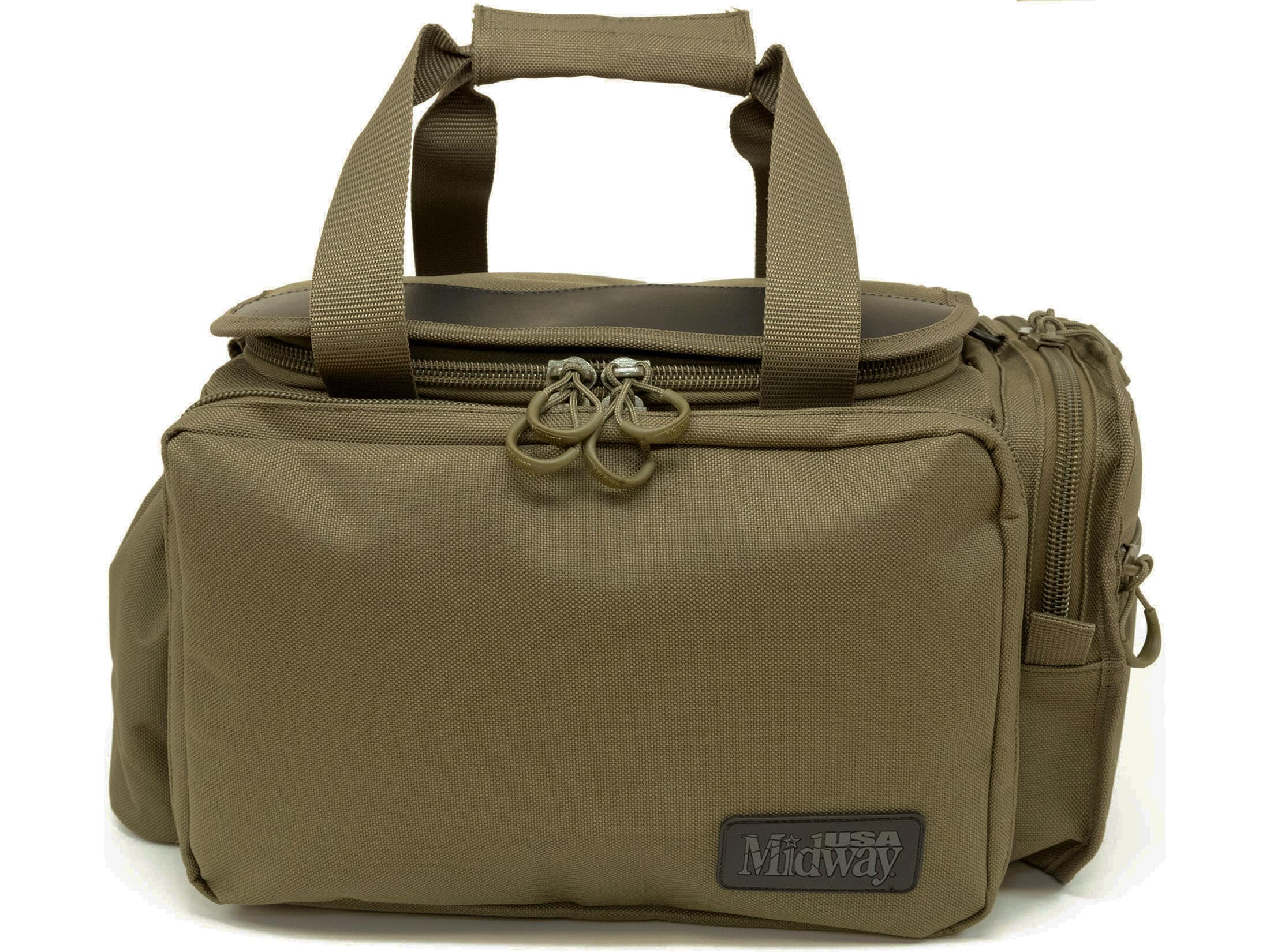 MidwayUSA Two Pistol Range Bag Olive Drab
