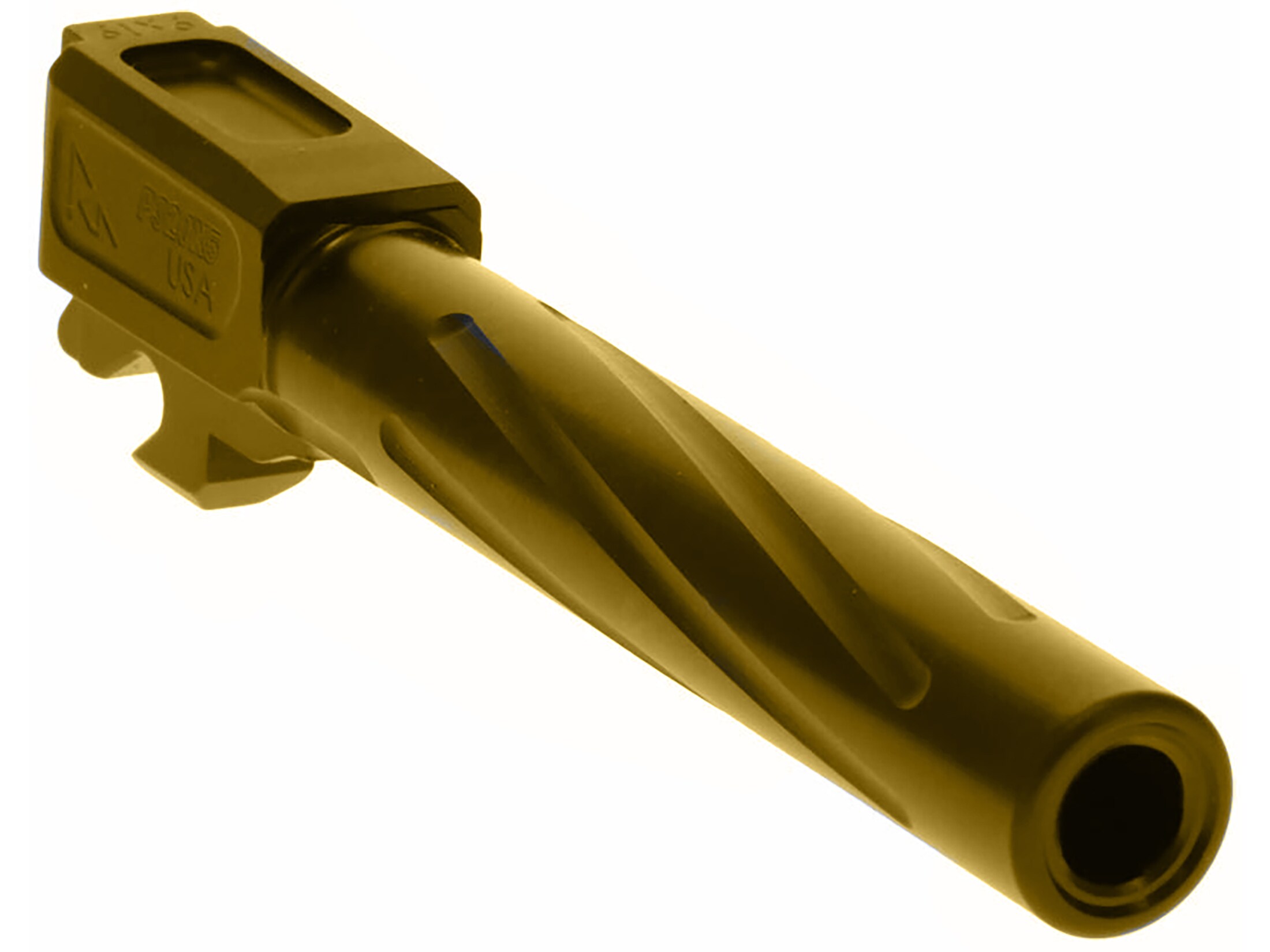 Rival Arms Barrel Sig P320 X5 9mm Luger Spiral Fluted SS Gold