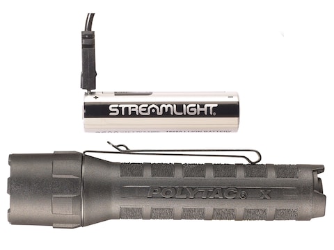 Streamlight PolyTac X USB Flashlight LED with Rechargeable 18650 Battery Polymer
