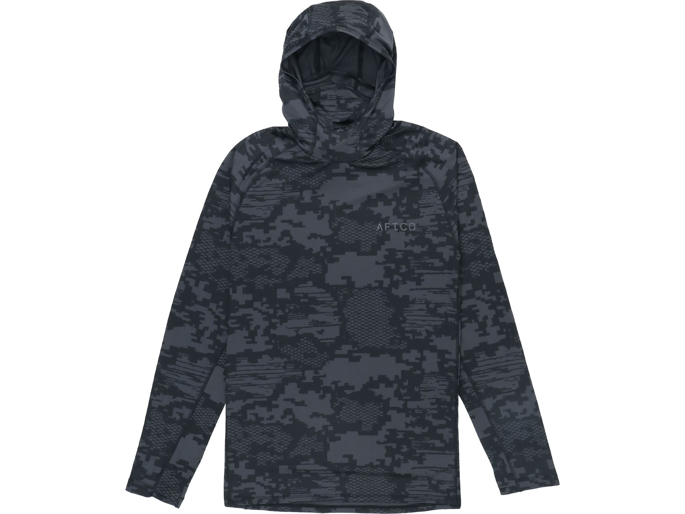 AFTCO Men's Adapt Tactical HD Hoodie Light Gray Digital Camo Medium