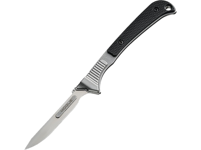 Hogue Expel Scalpel Fixed Blade Knife 2.5″ Scalpel Point 440 Satin Blade G-10 Handle Black
