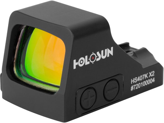 Holosun HS407K-X2 Reflex Red Dot Sight 1x 6 MOA Dot Reticle Matte Black