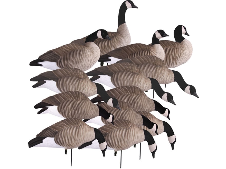 GHG Newbold FFD Lesser Harvester Full Body Goose Decoy Pack of 12