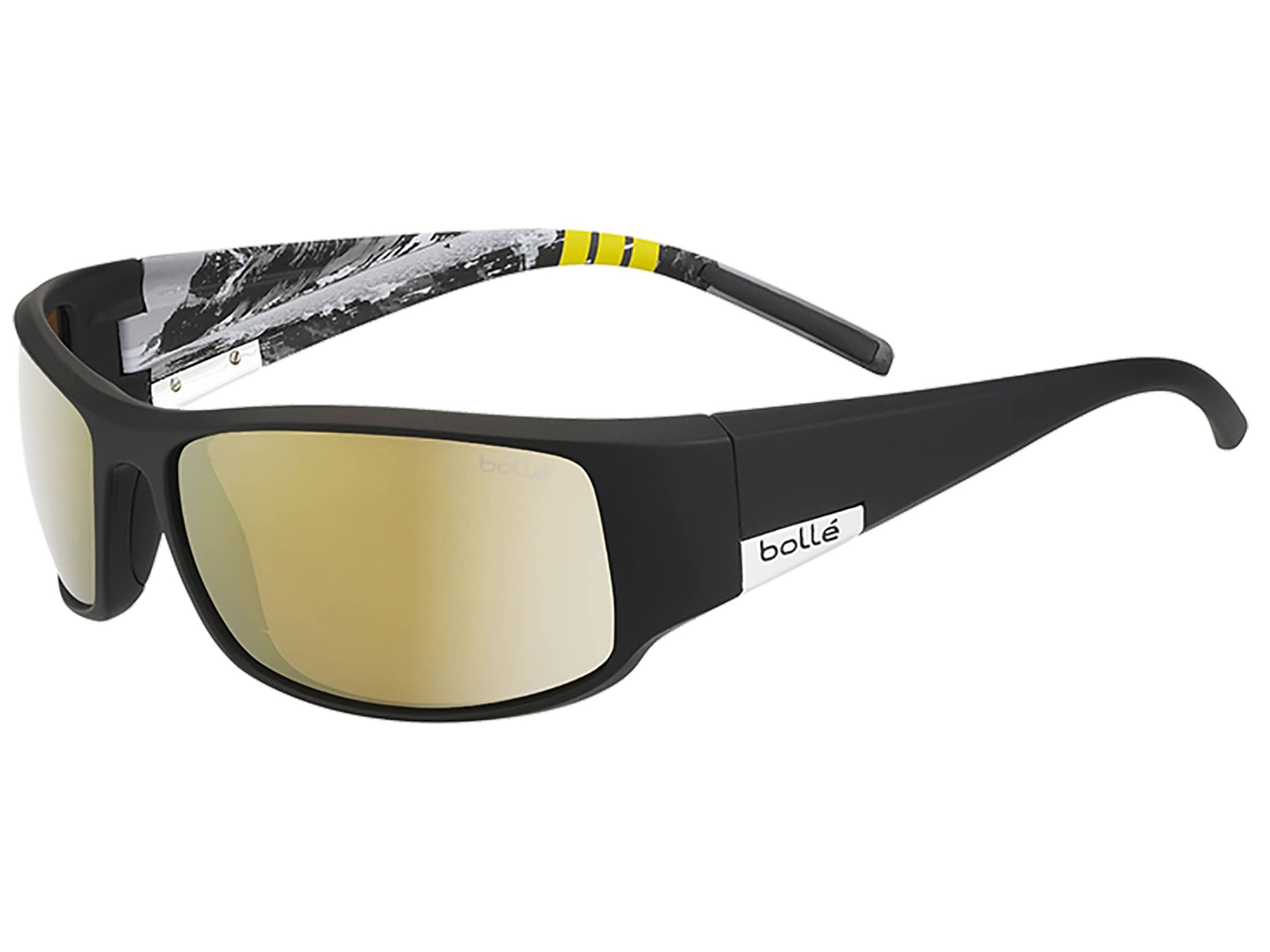 Bolle King Polarized Sunglasses Matte Black Mountain Frame AG14