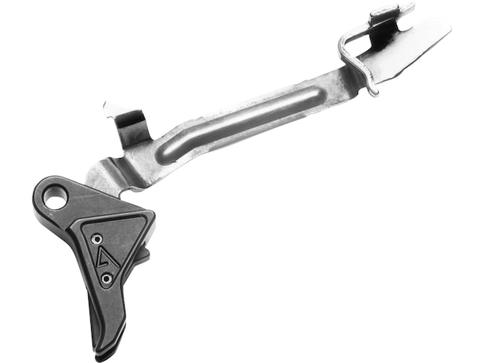 Agency Arms Drop-In Flat Faced Trigger Kit for Glock Gen 1, 2, 3, 4 9mm, 40 S&W, 357 Sig Aluminum Black