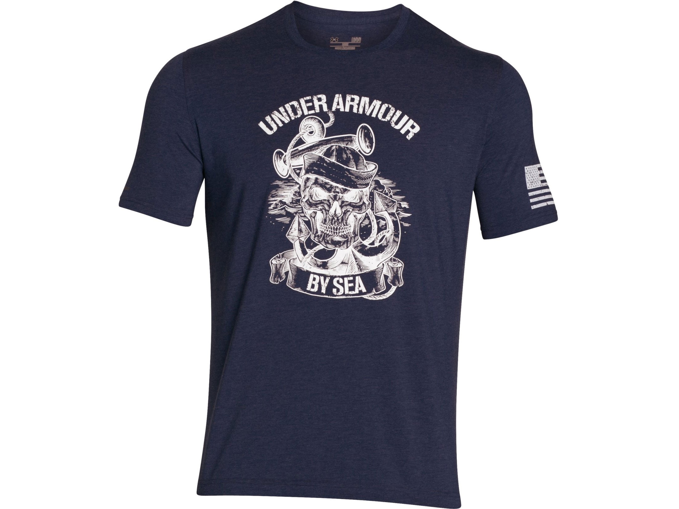 Under Armour Men's UA Freedom by Sea T-Shirt Short Sleeve Cotton