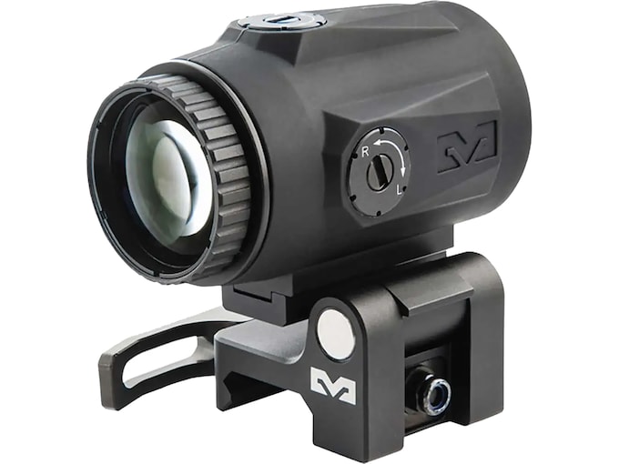Meprolight MMX3 Micro 3x Magnifier with Flip Mount Matte Black