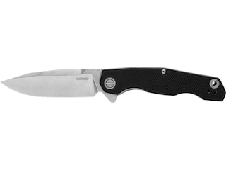 Buck 263 HiLine Ball Bearing Flipper Knife 3.25 D2 Stonewashed  Cleaver-Style Blade, Anodized Aluminum Handles with Black G10 Onlay -  KnifeCenter - 13243