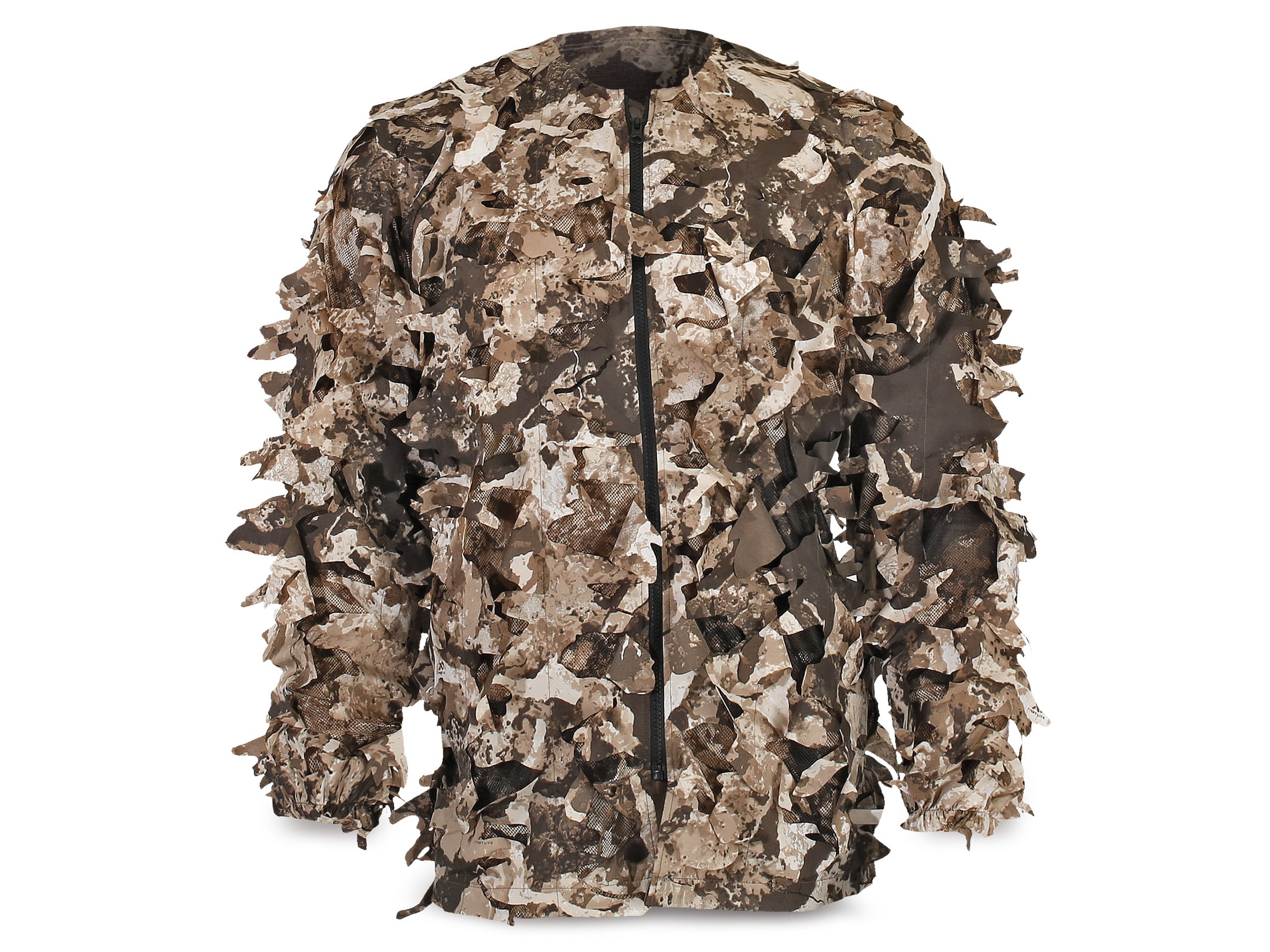 First Lite Mens Phantom 3D Leafy Jacket Polyester Cipher Camo Large